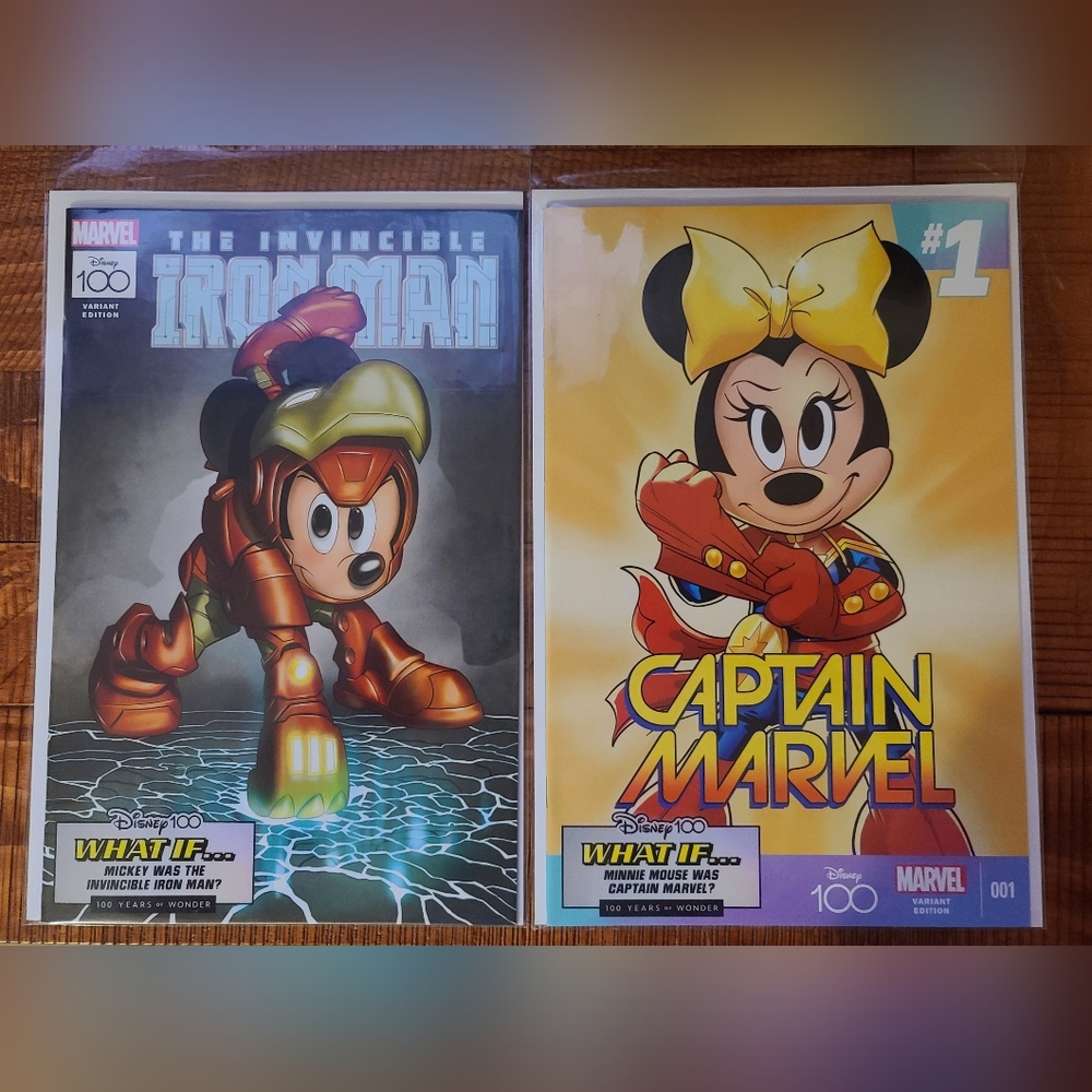 AMAZING SPIDER-MAN #27 and #29 DISNEY 100 WHAT IF...